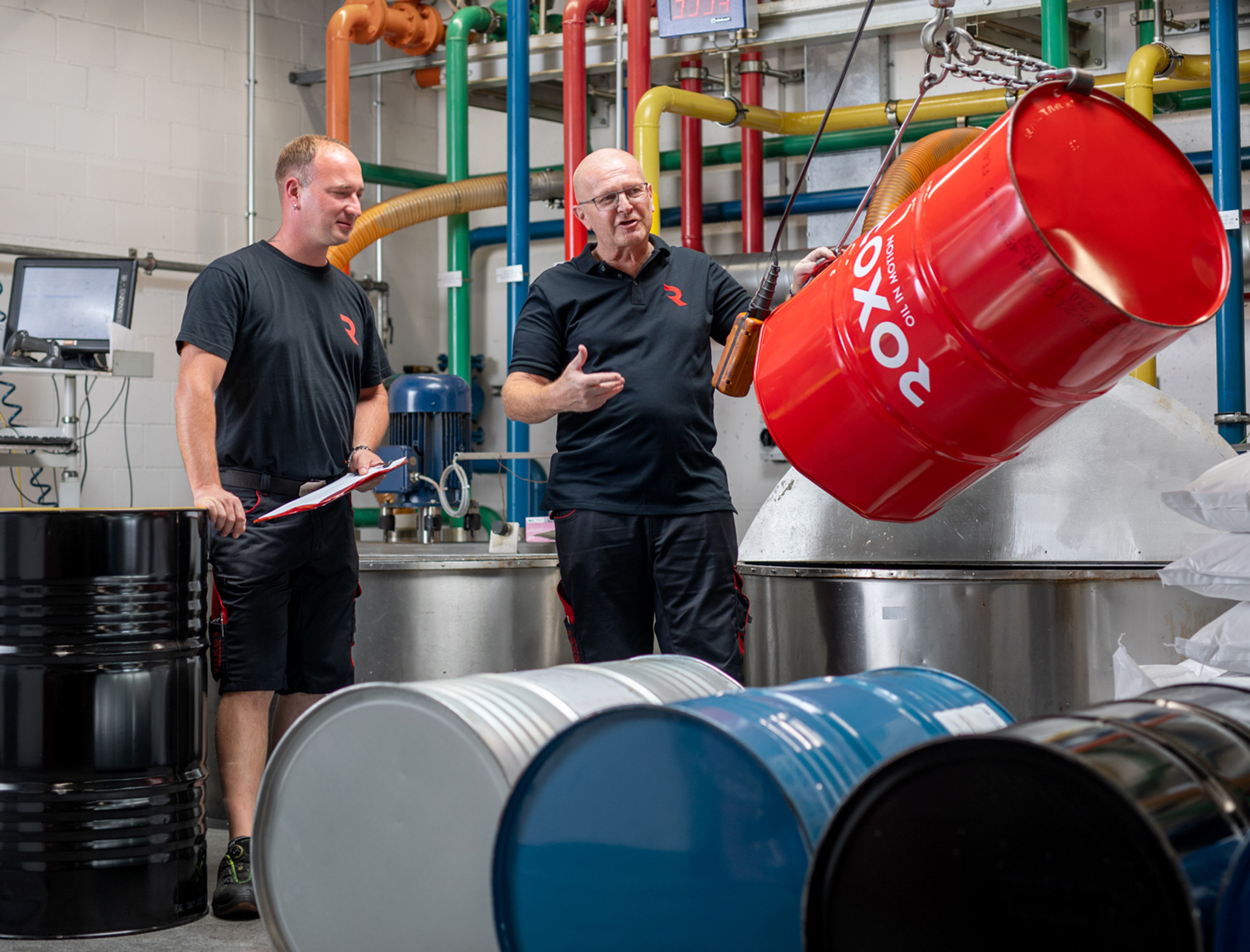 Produktions- und Betriebsmitarbeiter Schmierstoff-Blending
