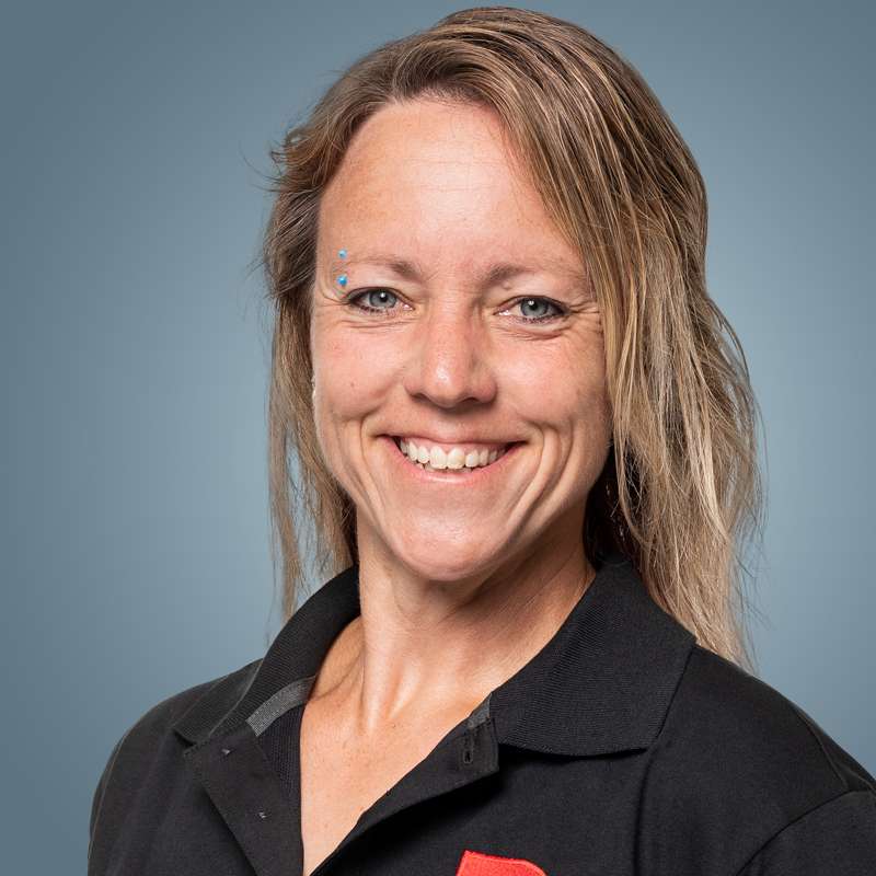 Monika Cadalbert, Lkw-Chauffeuse bei LAEMMLE Chemicals AG.