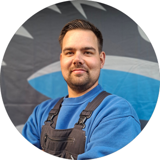 Adrian Gerber, Rennfahrer und Roxor Testimonial